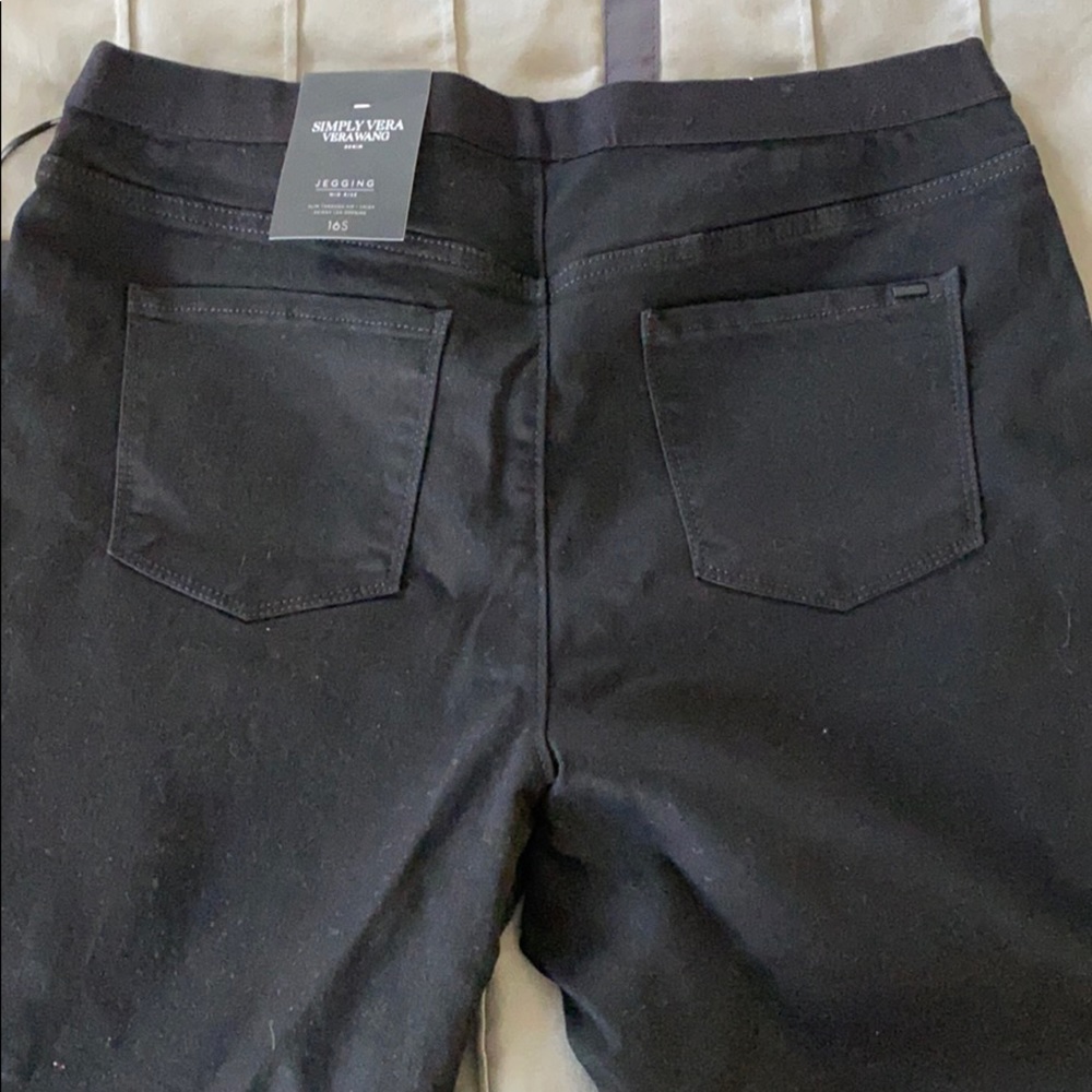 Simply Vera Wang Black Jeggings size 16